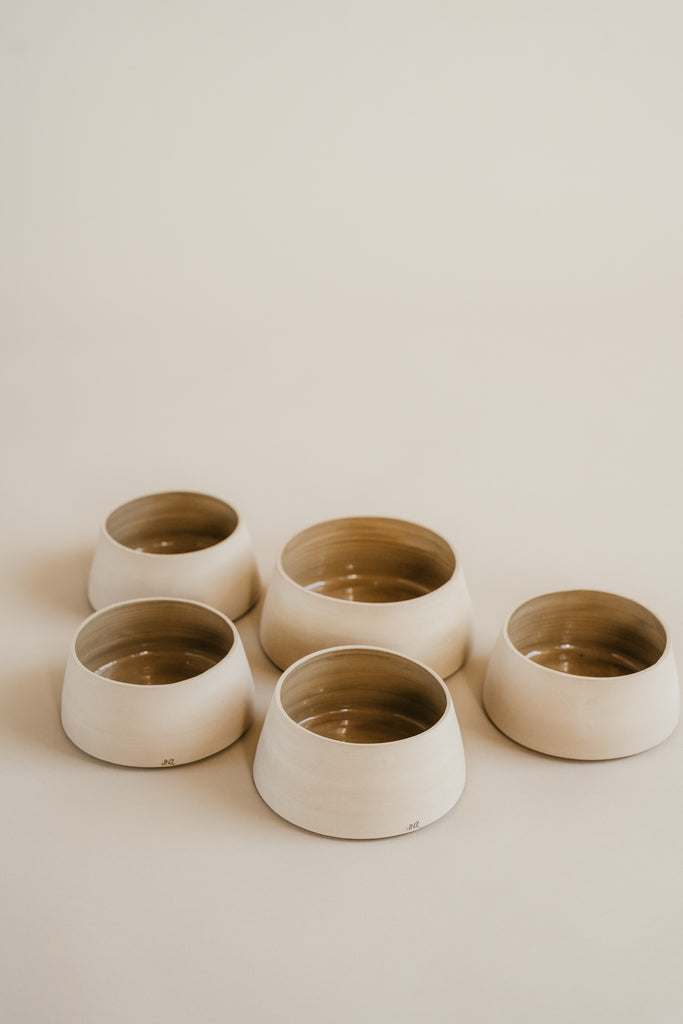 cream ceramic vase